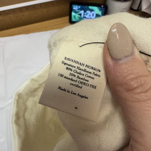 NWT Savannah Morrow Women's Crop Tops White Textured Tweed Square Neck Size XS - Picture 8 of 11